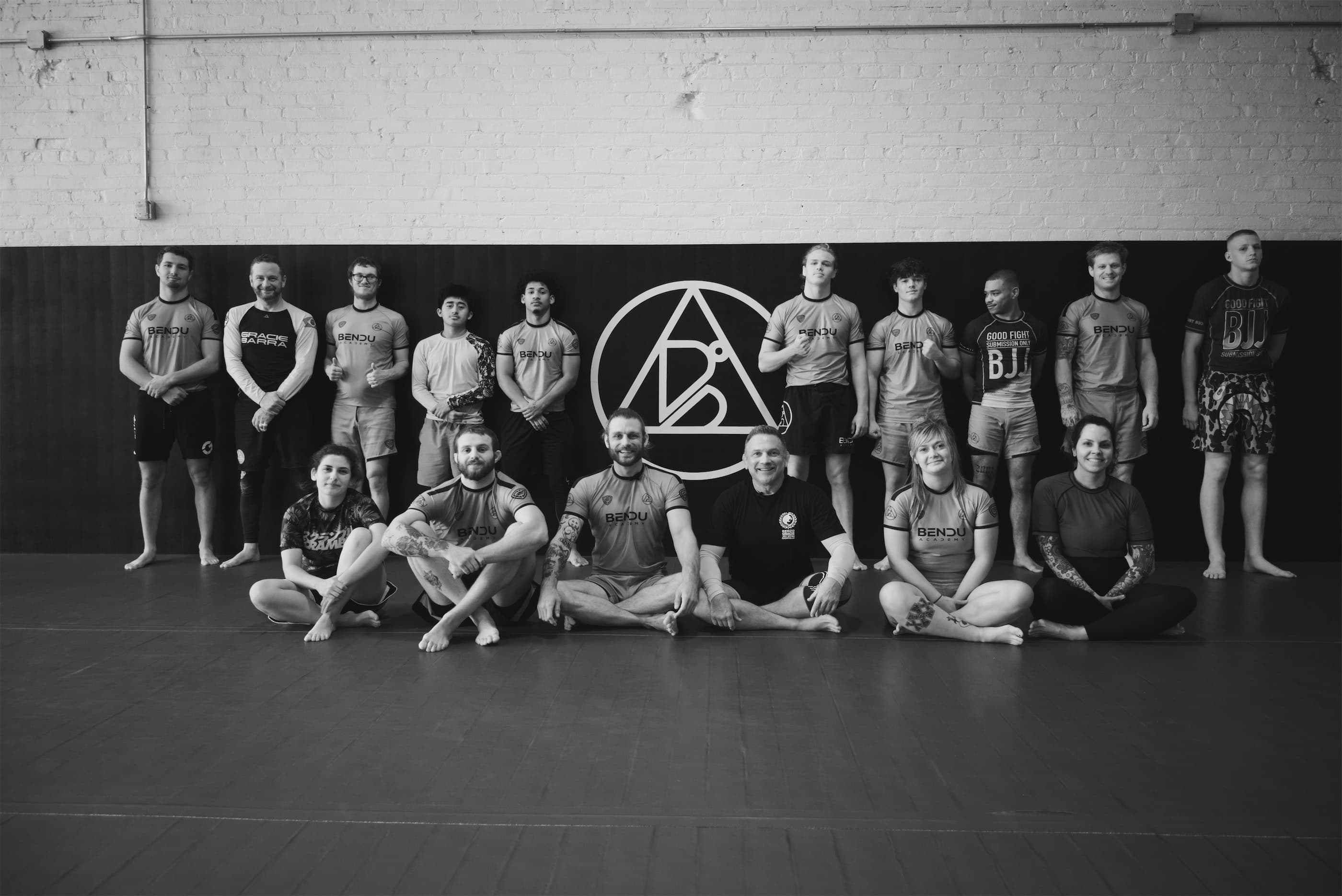 Instructors and students after class at Bendu Academy